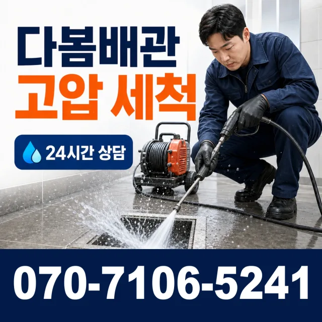 노화읍 동천리 배관청소 상담 이미지 4